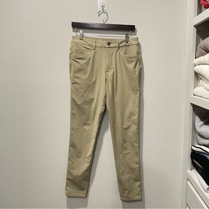 Lululemon Men’s 6 Pocket Tan Beige Trouser Pants